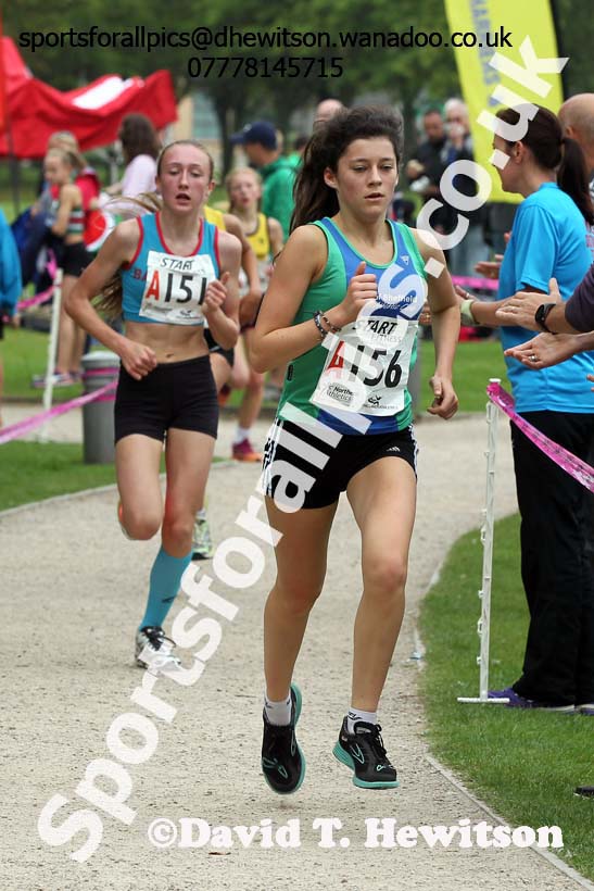 Girls under-15s Northern Road Relays, Warrington. Photo: David T. Hewitson/Sports for All Pics